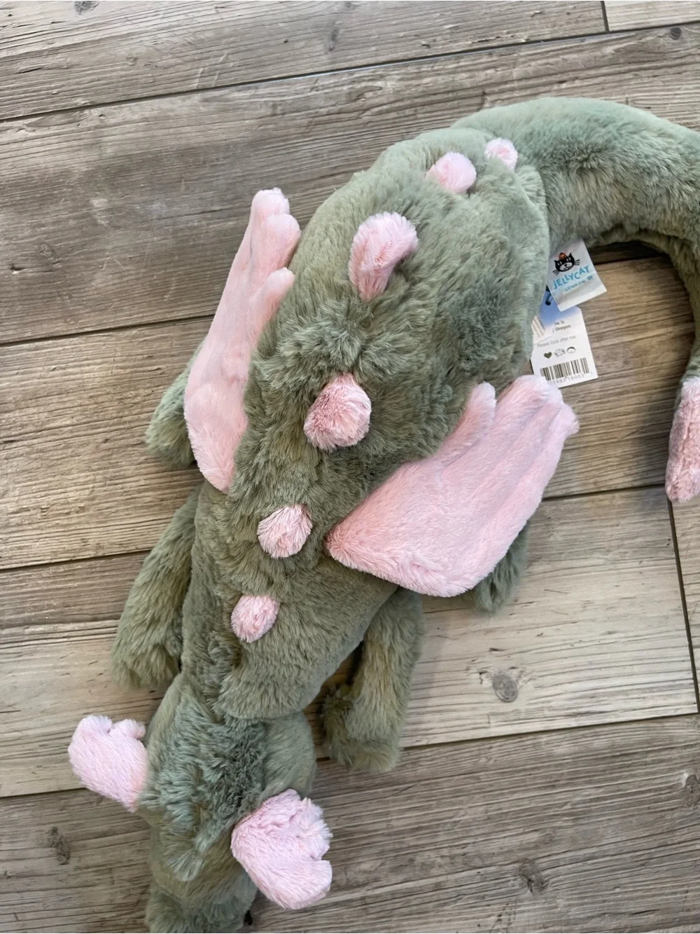 Jellycat | Malachy Dragon | Size: Large